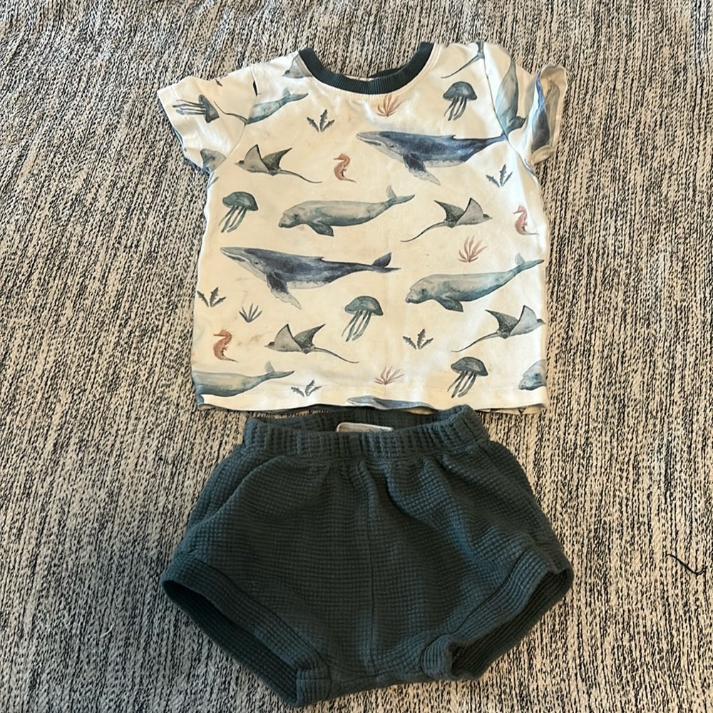 Mermaids & Milkweed Organic Cotton Handmade 18-24 month Set